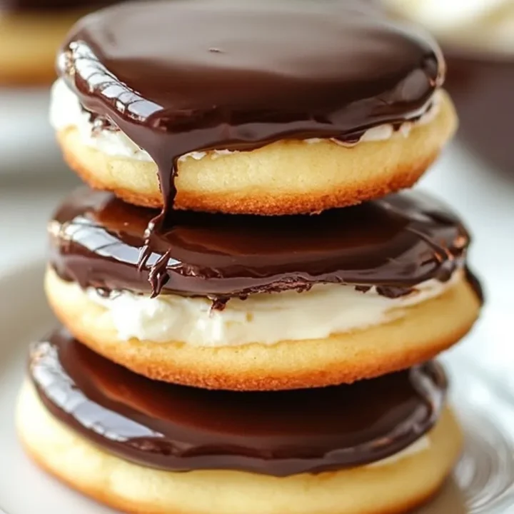 Boston Cream Soft Baked Cookies