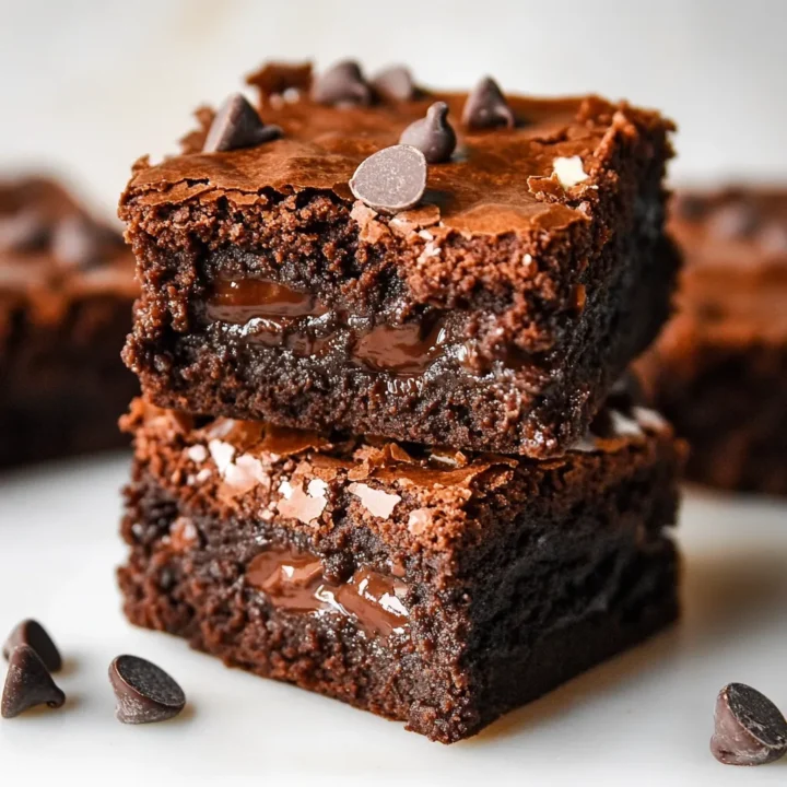 Chocolate Tahini Brownies