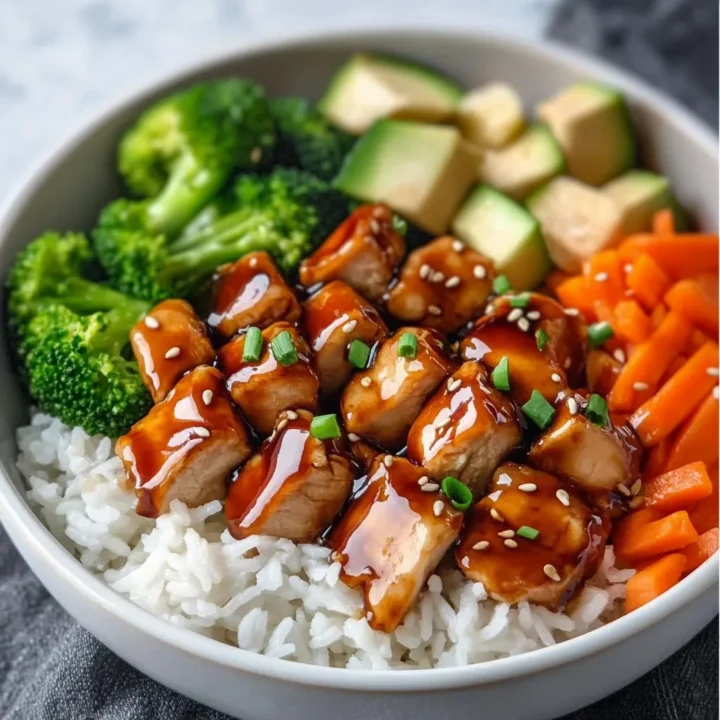 Honey Soy Chicken Rice Bowls