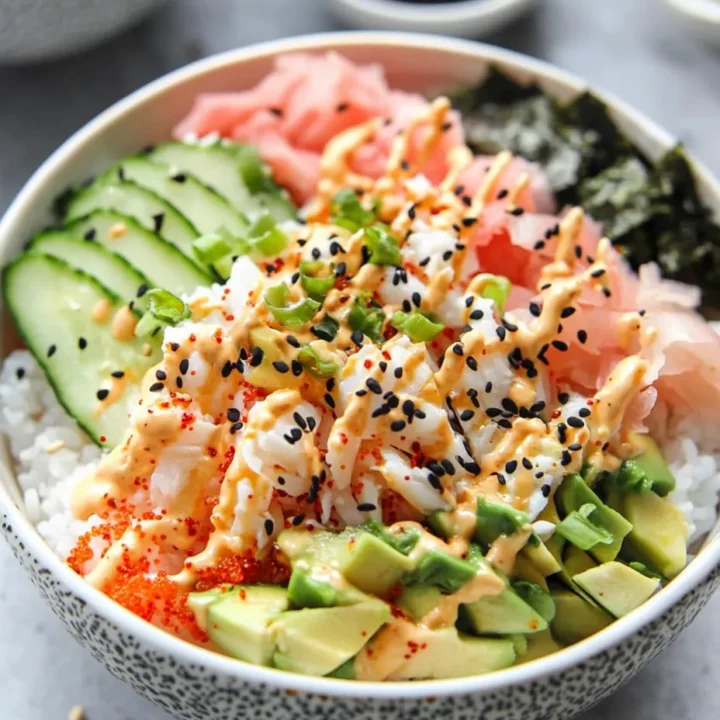 California Roll Sushi Bowls: A Delicious Twist on a Classic