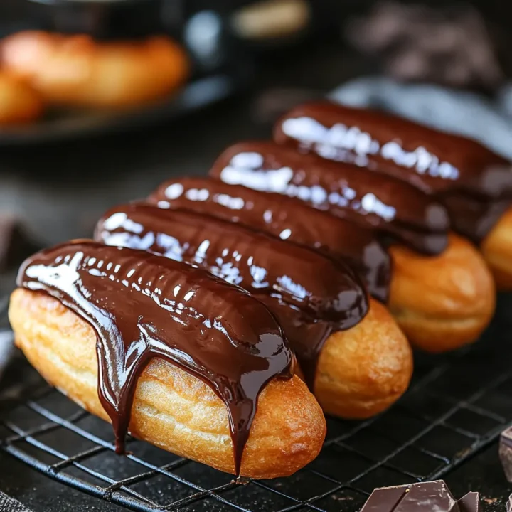 Classic French Chocolate Éclairs