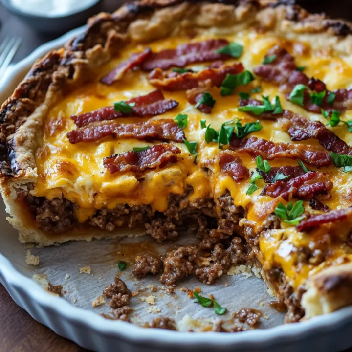 Bacon Cheeseburger Pie Recipe