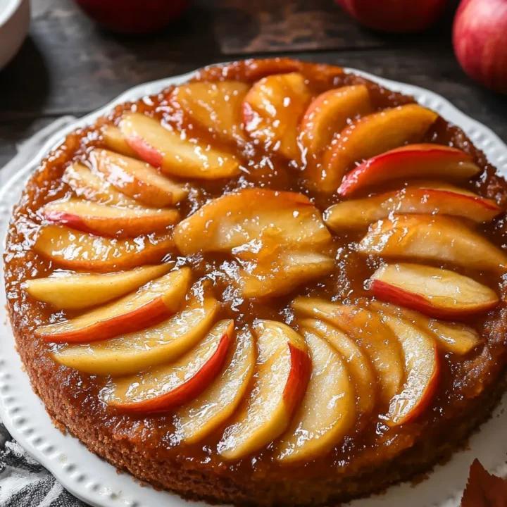 Caramel Apple Upside Down Cake