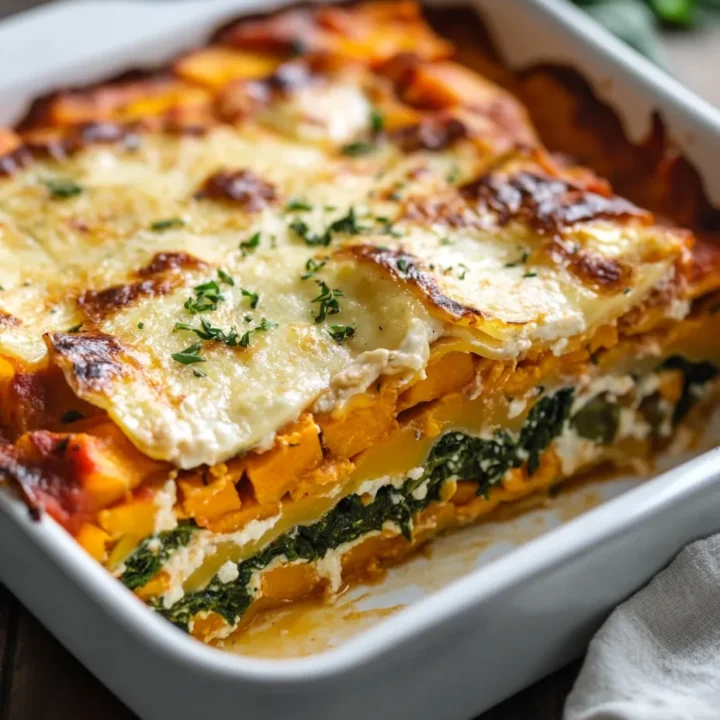 Vegetable Lasagna with Sweet Potatoes