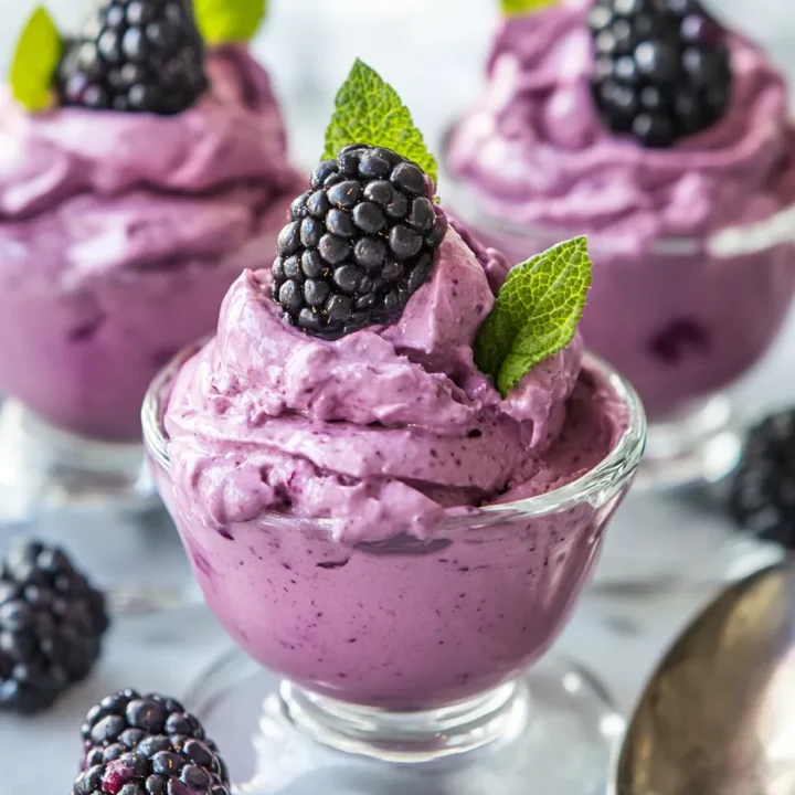 Blackberry Mousse Dessert Recipe