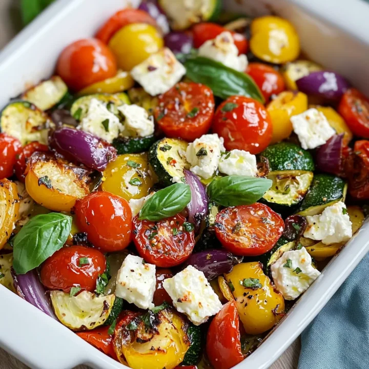 Baked Veggie Feta Dish: A Flavorful and Nutritious Delight