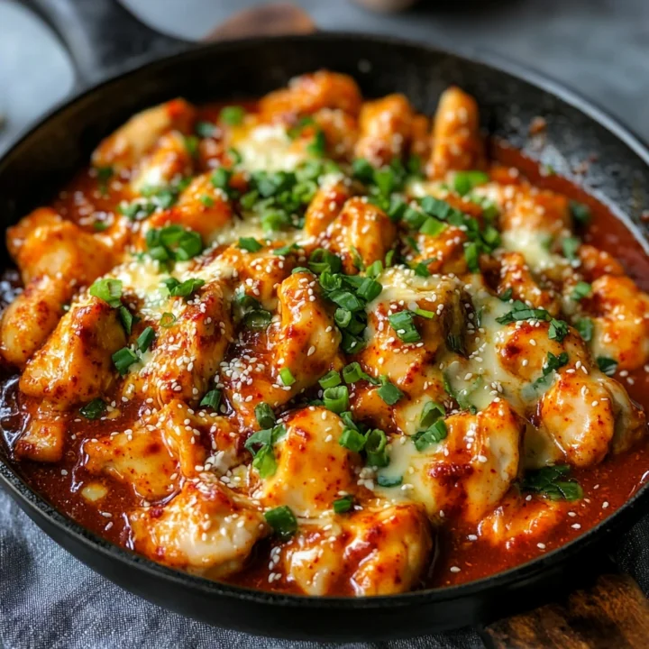 Creamy Gochujang Chicken Skillet