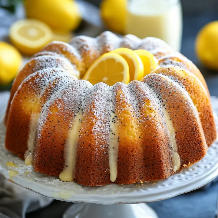 Lemon Poppy Seed Bundt Cake
