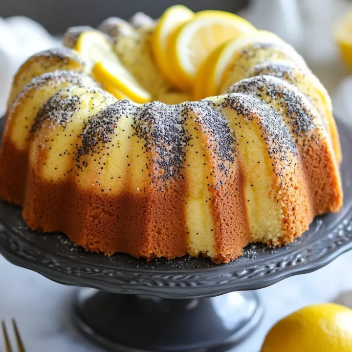 Lemon Poppy Seed Bundt Cake