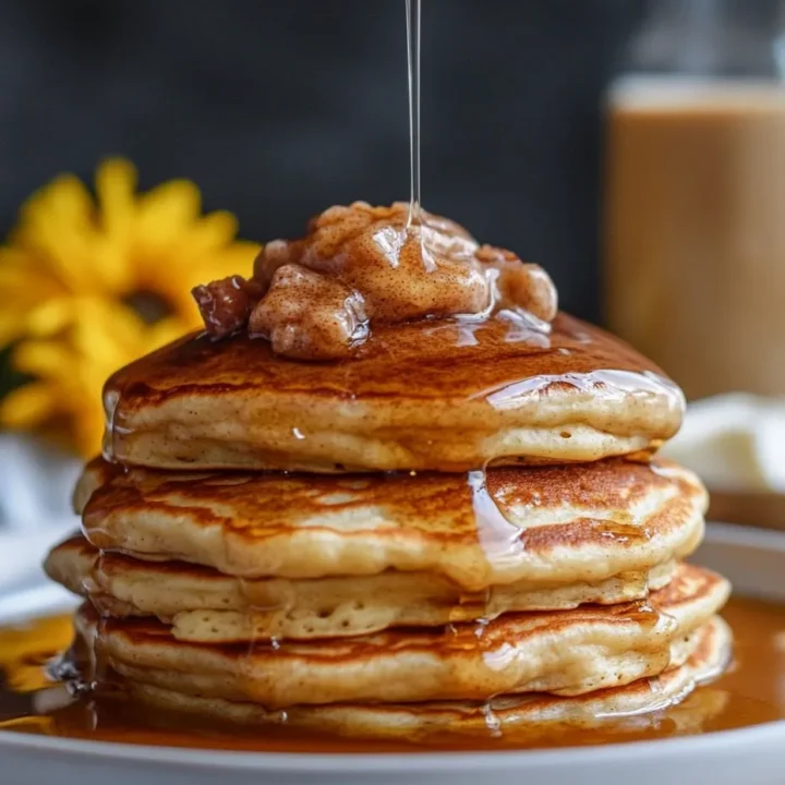 Fluffy Cinnamon Roll Pancakes