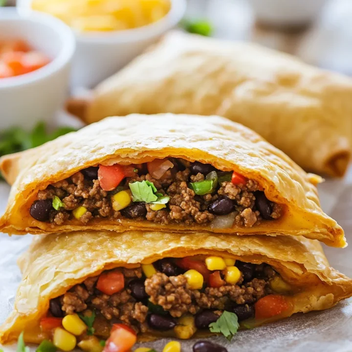 Spicy Crispy Taco Pockets