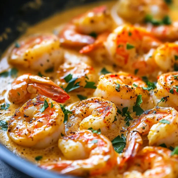 Creamy Garlic Paprika Shrimp Skillet