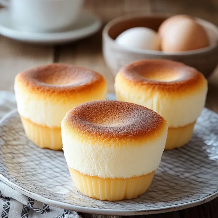 Japanese Cotton Cheesecake Cupcakes: A Fluffy Delight