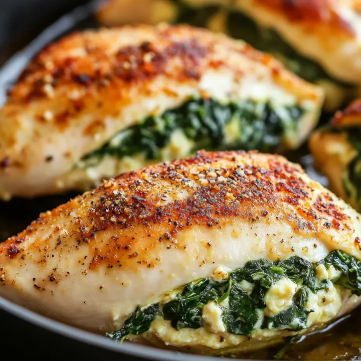 Spinach Stuffed Chicken Breasts