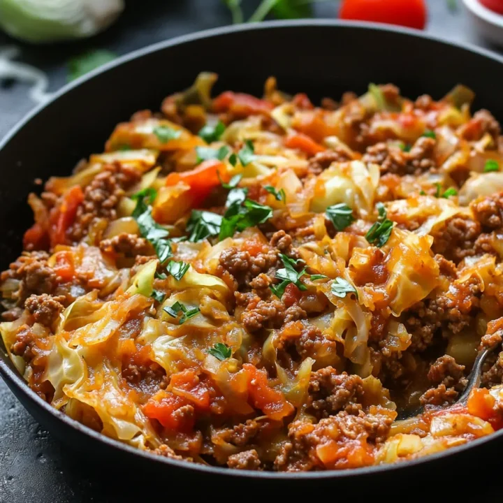 Low Carb Cabbage Roll Skillet: A Delicious and Healthy Twist