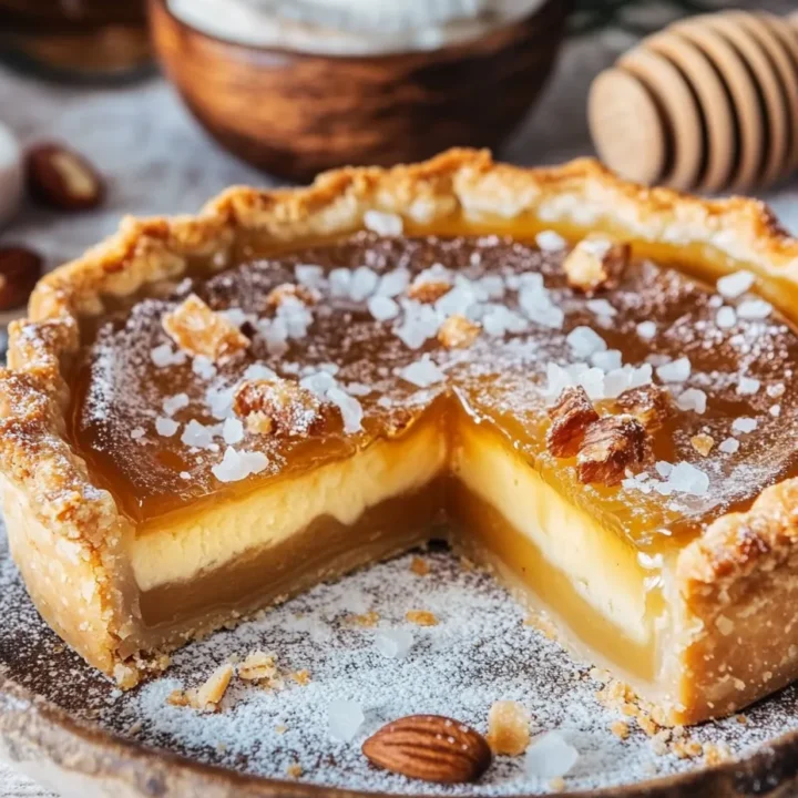 Salted Whiskey Honey Pie Recipe