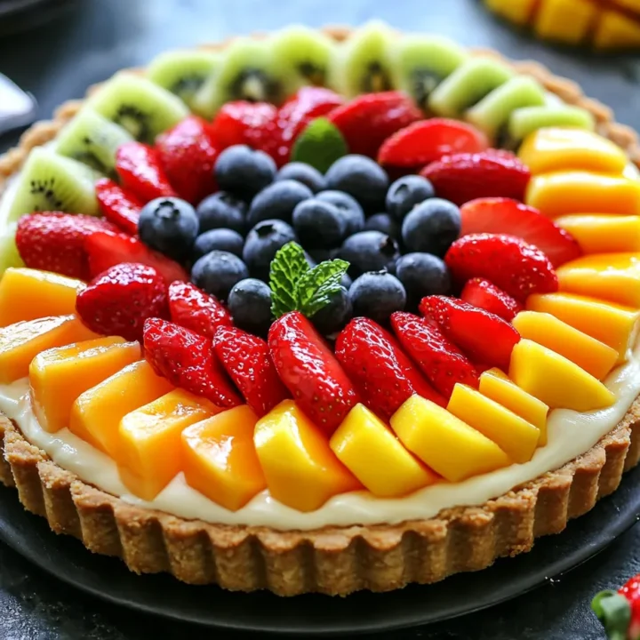 Colorful Fresh Fruit Tart: A Delightful Recipe for Every Occasion