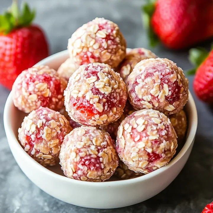 Strawberry Cheesecake Protein Balls: A Delicious and Nutritious Snack