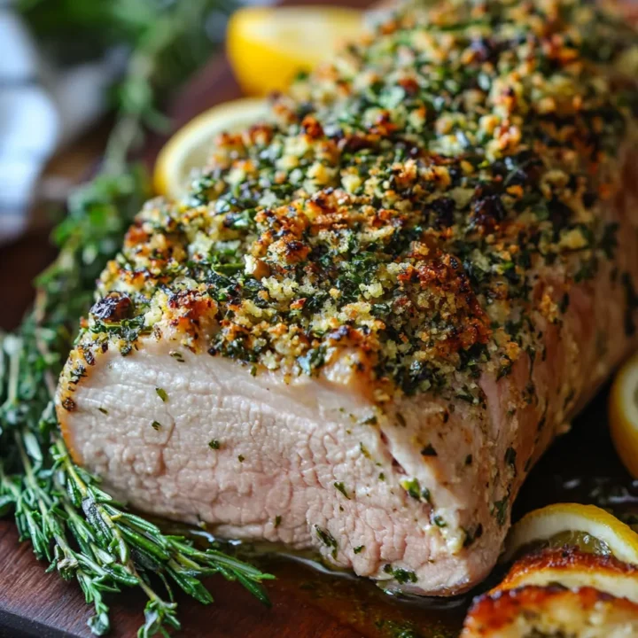 Herb Crusted Pork Loin Recipe