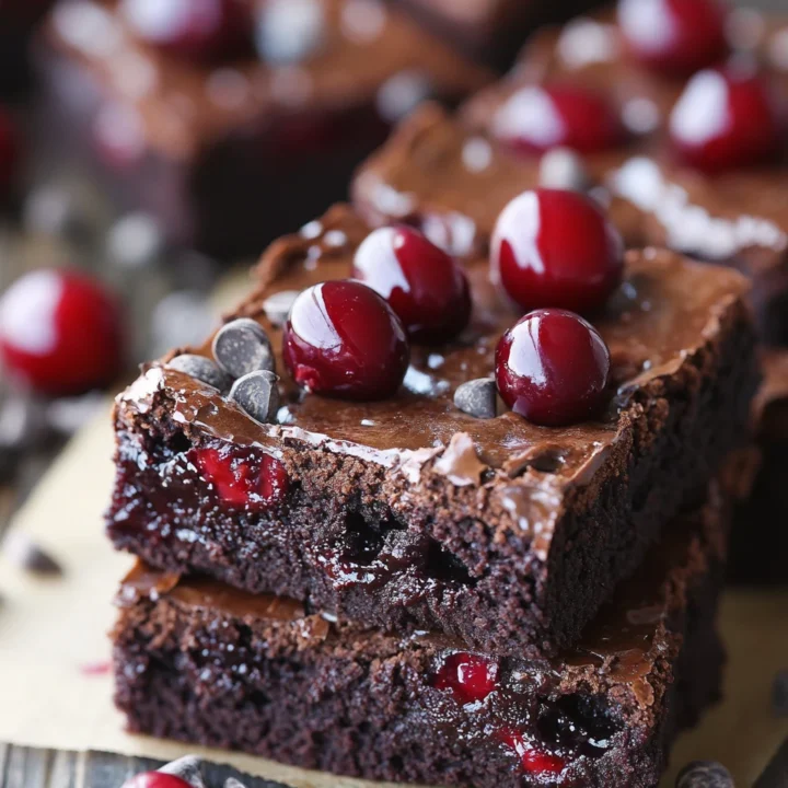 Chocolate Cherry Cola Cake Bars