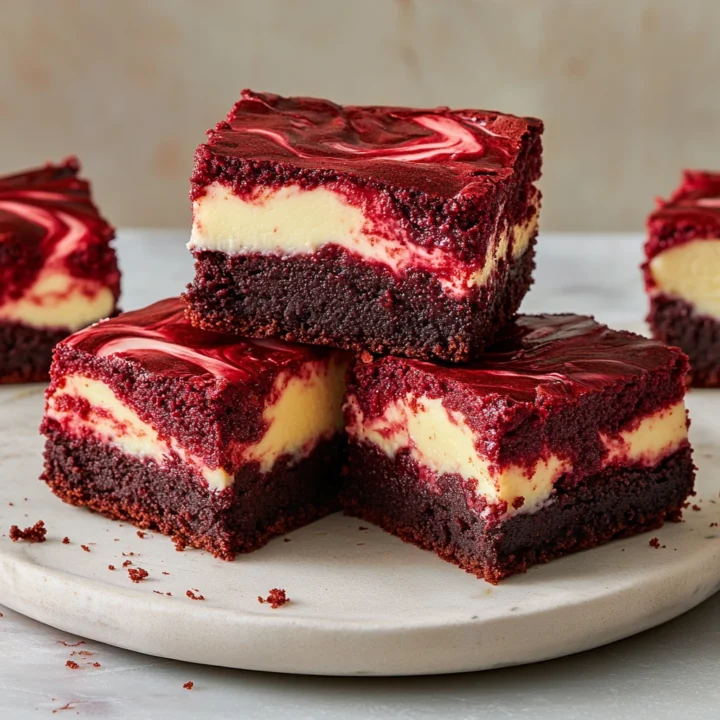 Red Velvet Cheesecake Brownies Recipe