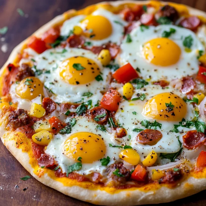 Ten Minute Breakfast Pizza