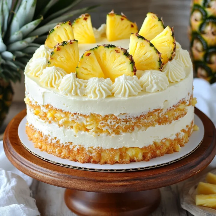 Juicy Pineapple Heaven Cake Recipe