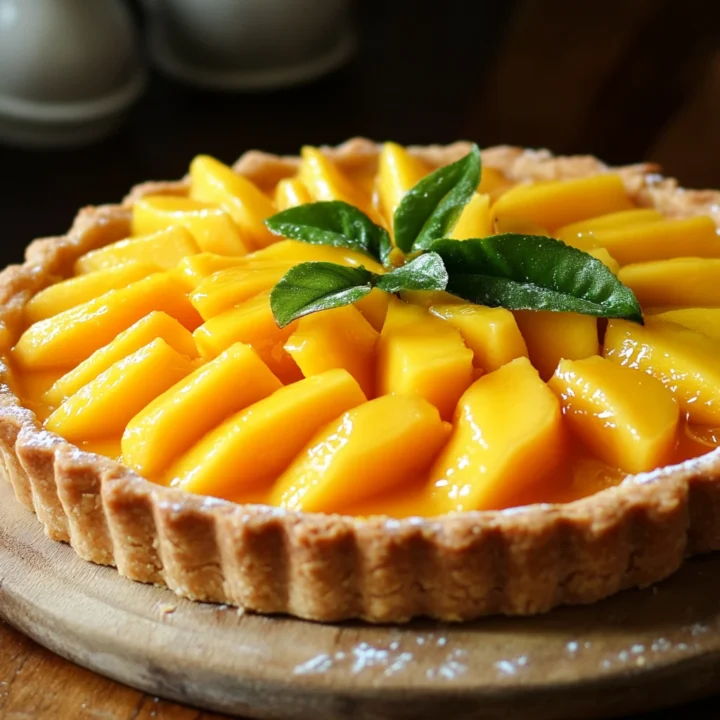 Mango Curd Tart: A Deliciously Tangy Delight