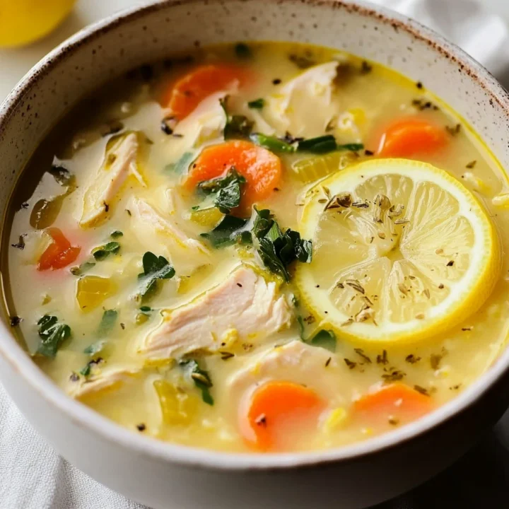 Greek Lemon Chicken Soup: A Flavorful Journey