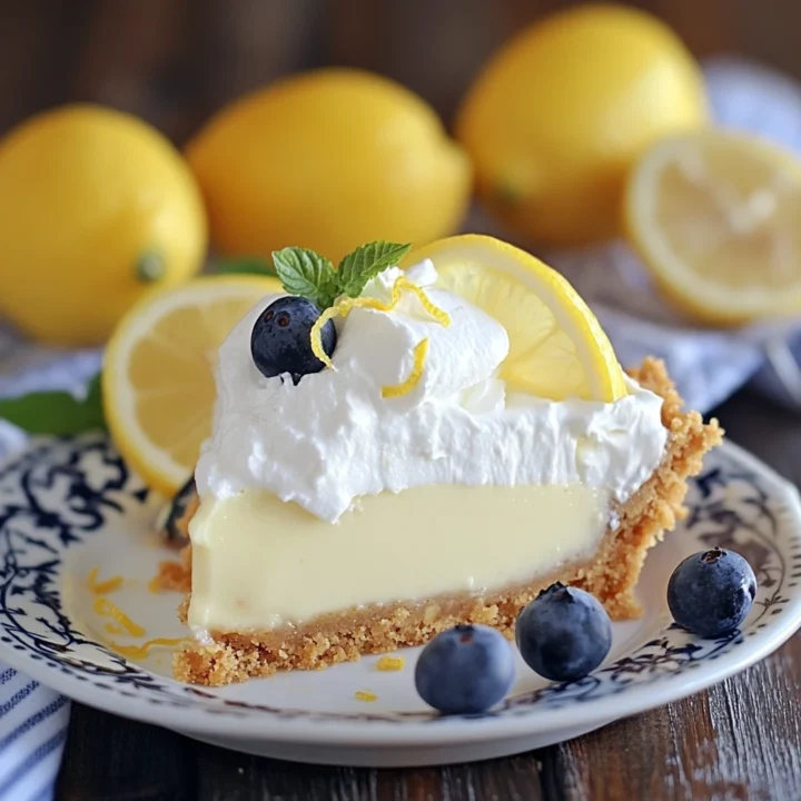 No Bake Lemon Pie: A Refreshing Delight for Every Occasion
