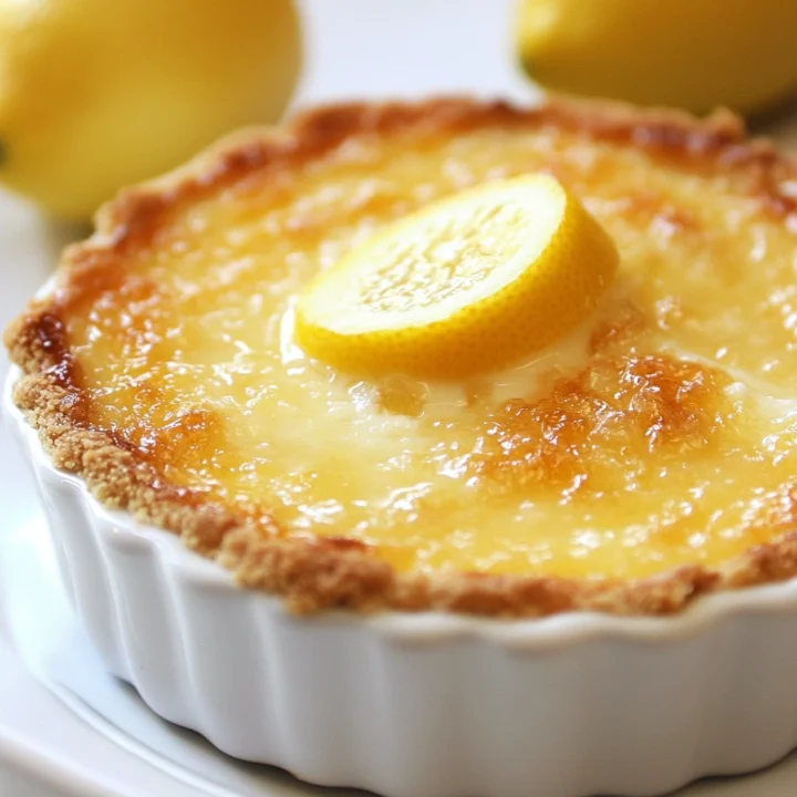 Baby Lemon Impossible Pies: A Delightful Twist on a Classic Dessert