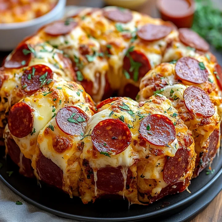 Pepperoni Pizza Monkey Bread