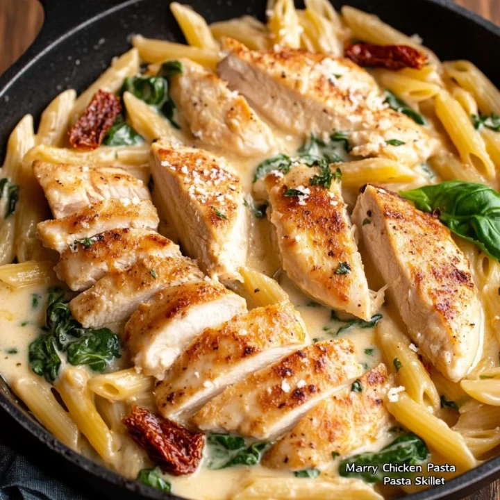 Marry Me Chicken Pasta Skillet