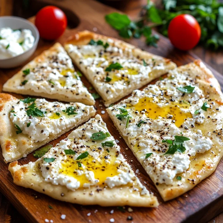 Cottage Cheese Protein Breakfast Flatbread