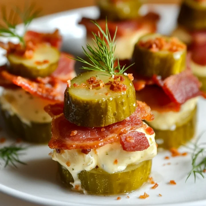 Cheese Dill Pickle Bacon Shots: A Flavor Explosion in Every Bite