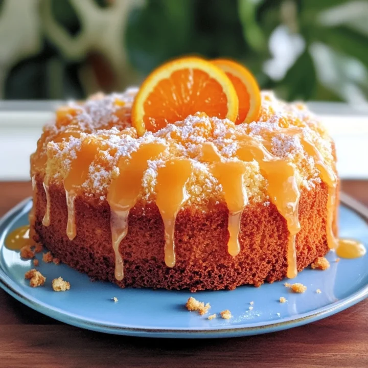 Sunshine Orange Drizzle Cake