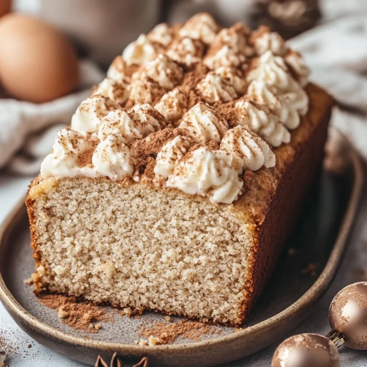 Spiced Eggnog Loaf Cake