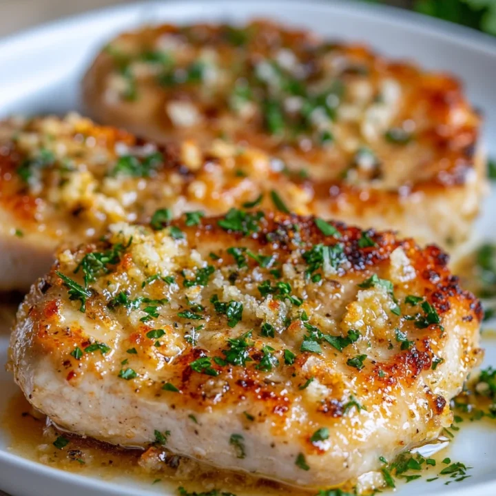 Garlic Parmesan Pork Chops