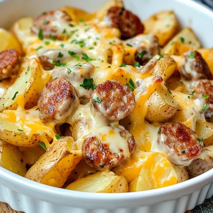 Cheesy Ranch Sausage Potatoes Recipe