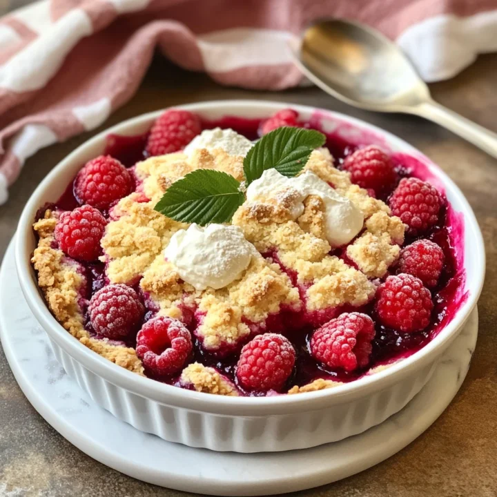 Raspberry Cobbler Bliss