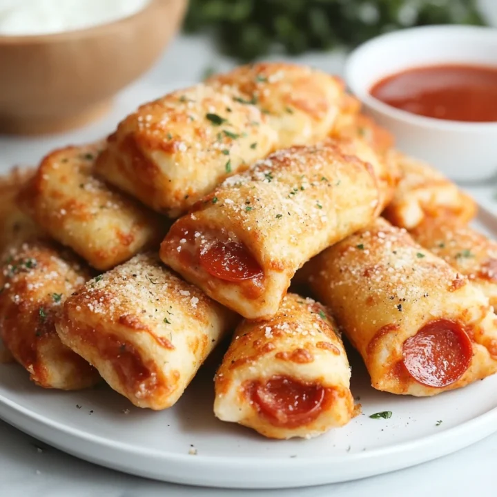 HIGH PROTEIN Pepperoni Pizza Rolls
