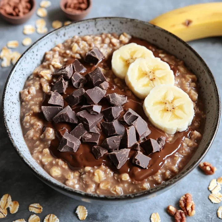 Peanut Butter Chocolate Oats