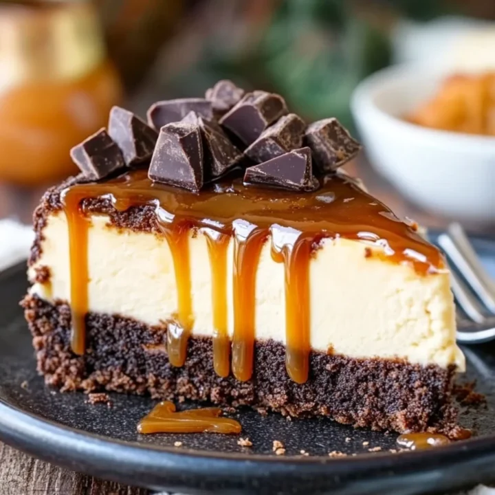 Caramel Brownie Cheesecake