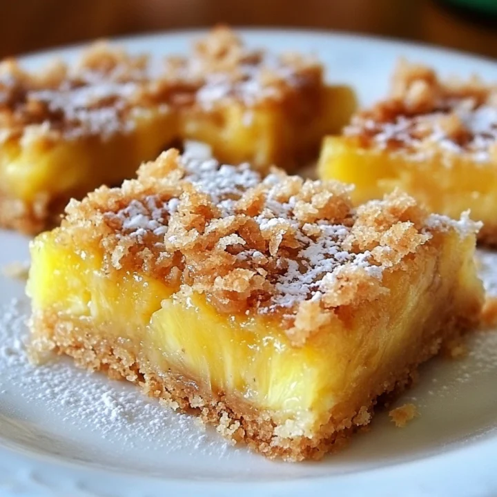 Pineapple Bliss Bars: A Tropical Delight for Every Occasion