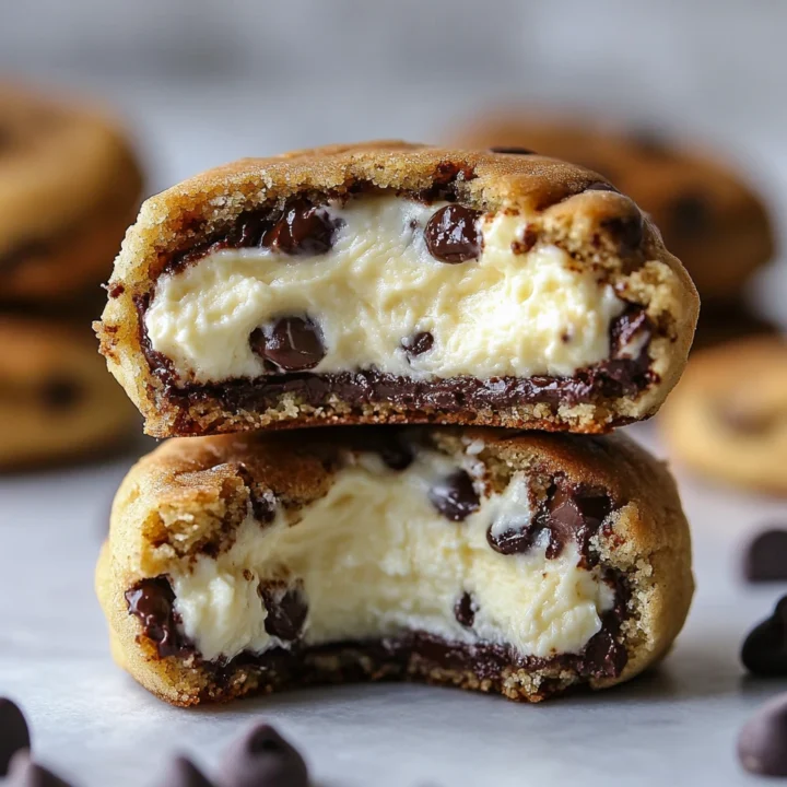 Cheesecake Stuffed Chocolate Chip Cookies