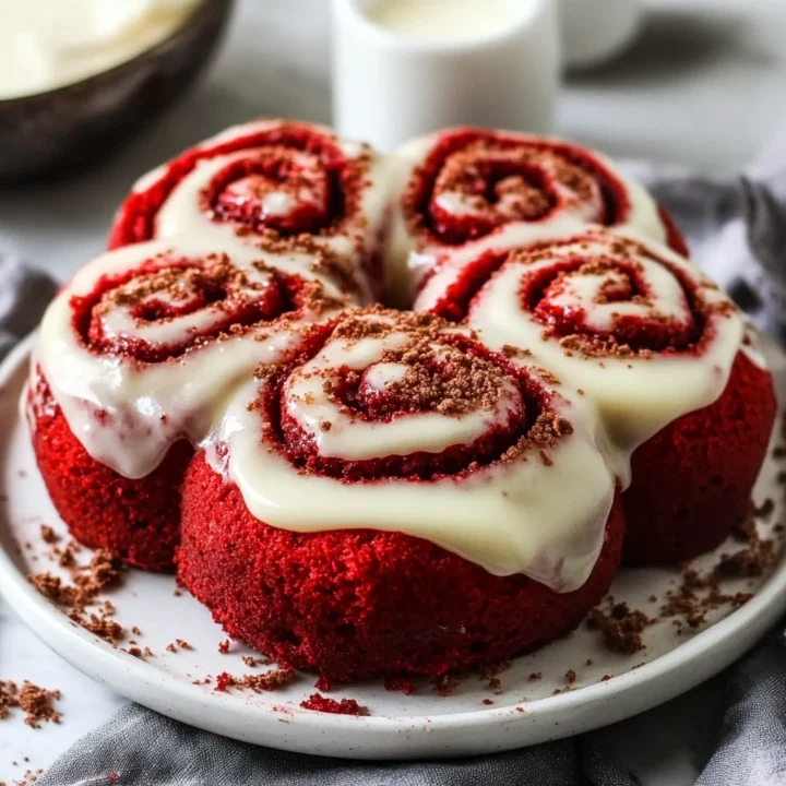 Red Velvet Cinnamon Rolls Recipe