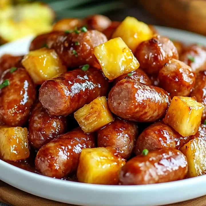Pineapple Brown Sugar Smokies Bites: A Flavorful Delight for Any Occasion