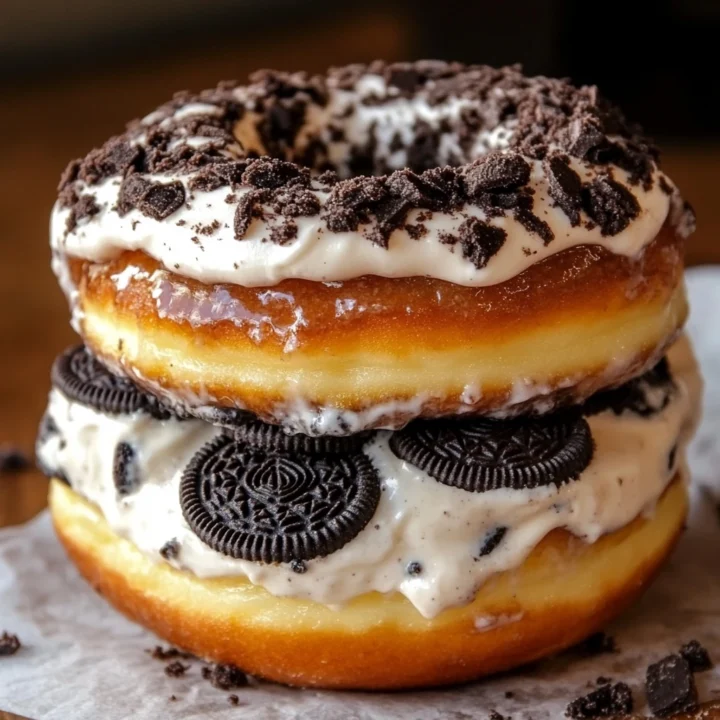 Oreo Cheesecake Donut Burger: A Decadent Delight