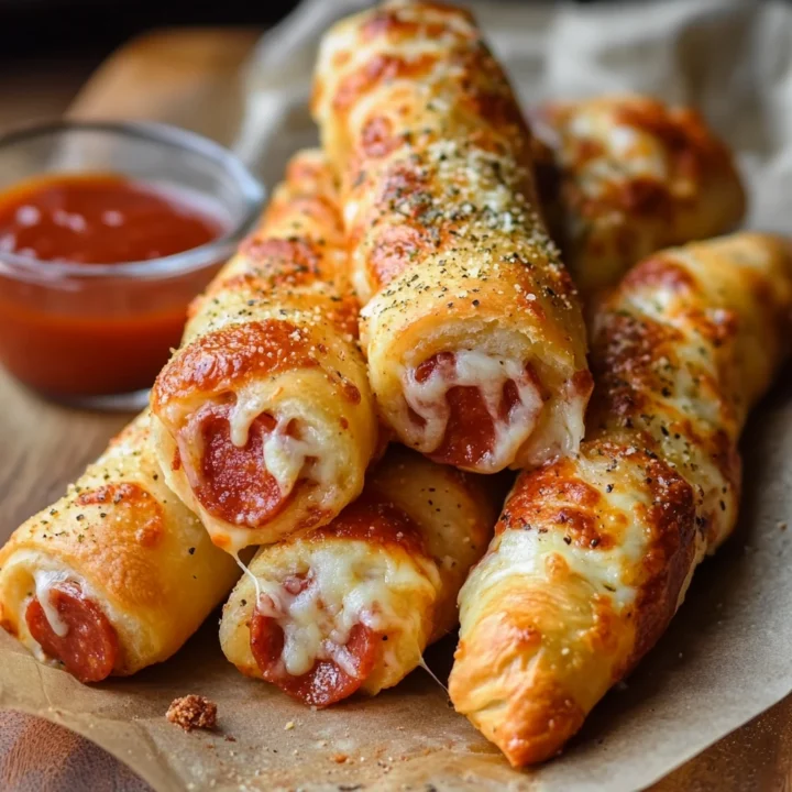 Pepperoni Pizza Roll Breadsticks