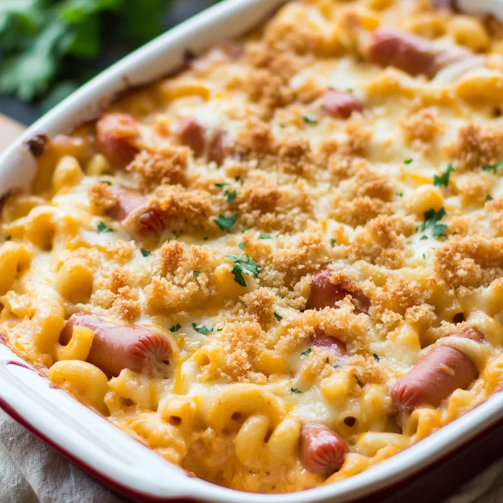 Cheesy Hot Dog Casserole: A Comfort Food Delight